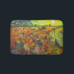 Vincent van Gogh - The Red Vineyard Bath Mat<br><div class="desc">The Red Vineyard - Vincent van Gogh,  1888</div>