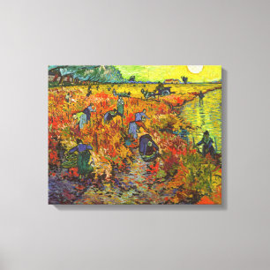 Vincent van Gogh - The Red Vineyard Canvas Print