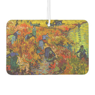 Vincent van Gogh - The Red Vineyard Car Air Freshener