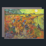 Vincent van Gogh - The Red Vineyard Car Magnet<br><div class="desc">The Red Vineyard - Vincent van Gogh,  1888</div>