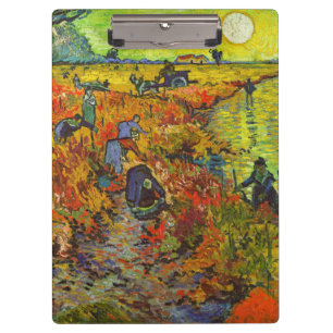 Vincent van Gogh - The Red Vineyard Clipboard