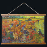 Vincent van Gogh - The Red Vineyard Hanging Tapestry<br><div class="desc">The Red Vineyard - Vincent van Gogh,  1888</div>