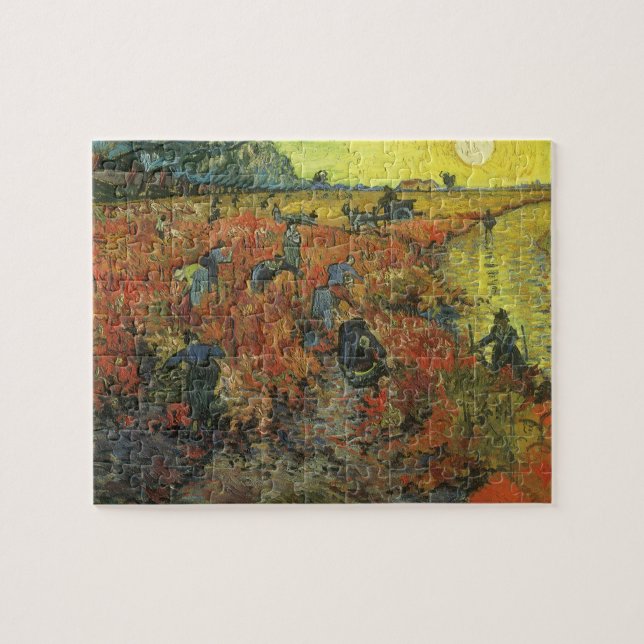Vincent van Gogh - The Red Vineyard Jigsaw Puzzle (Horizontal)