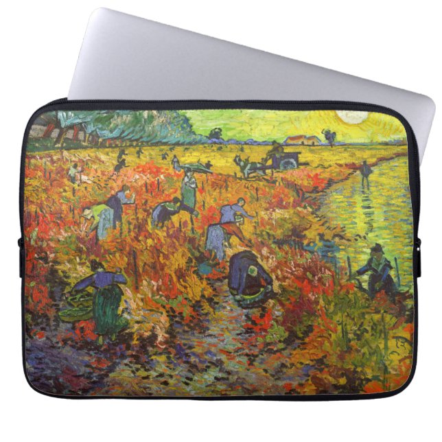 Vincent van Gogh - The Red Vineyard Laptop Sleeve (Front)