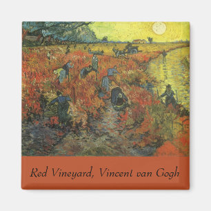 Vincent van Gogh - The Red Vineyard Magnet