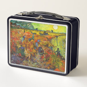 Vincent van Gogh - The Red Vineyard Metal Lunch Box