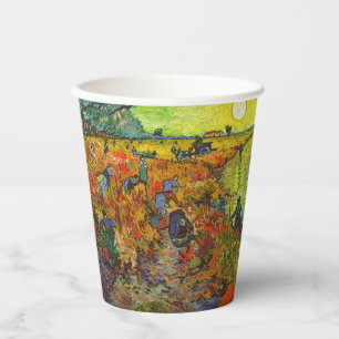 Vincent van Gogh - The Red Vineyard Paper Cups