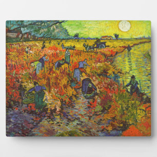 Vincent van Gogh - The Red Vineyard Plaque