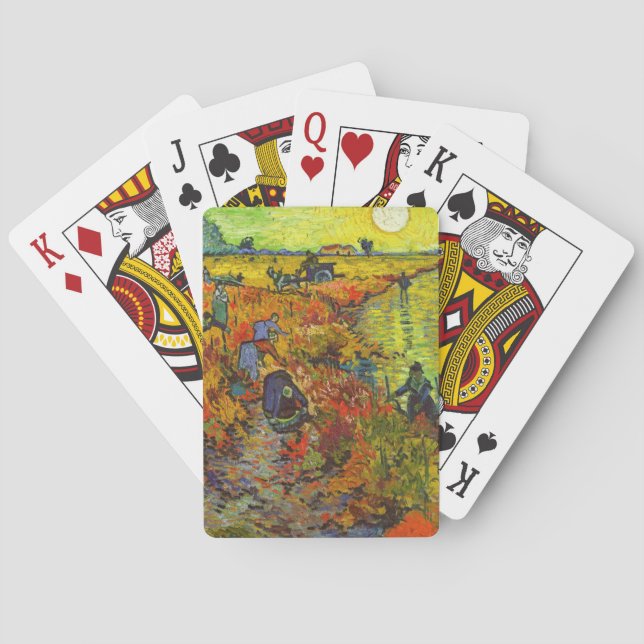 Vincent van Gogh - The Red Vineyard Playing Cards (Back)