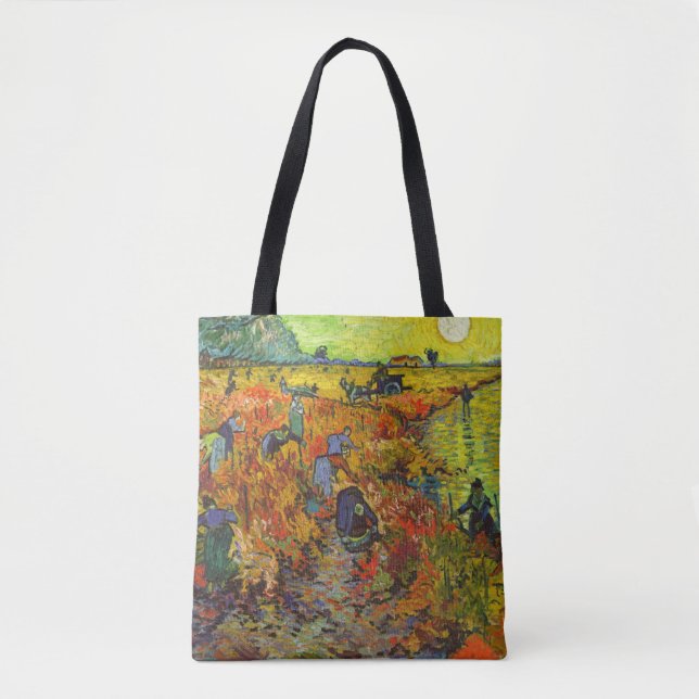 Vincent van Gogh - The Red Vineyard Tote Bag (Front)