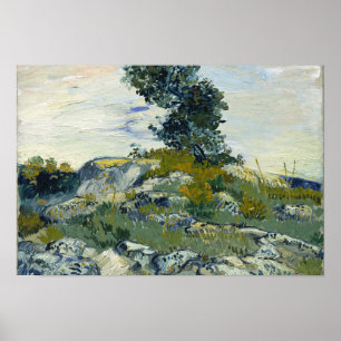 Vincent van Gogh - The Rocks Poster