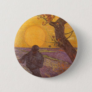 Vincent van Gogh - The Sower 6 Cm Round Badge