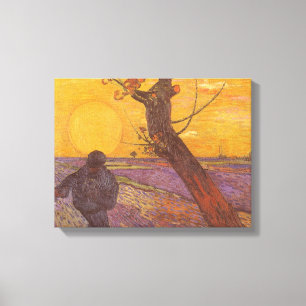 Vincent van Gogh - The Sower Canvas Print