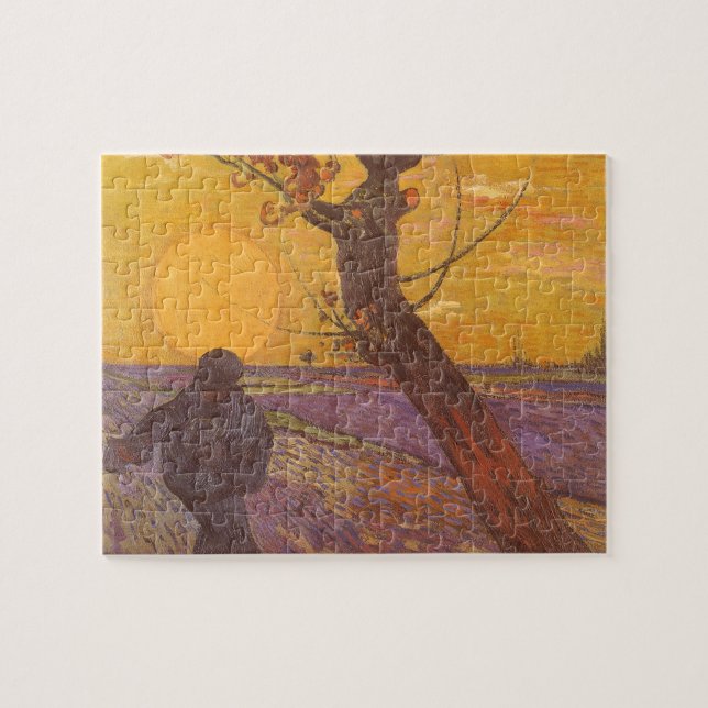 Vincent van Gogh - The Sower Jigsaw Puzzle (Horizontal)