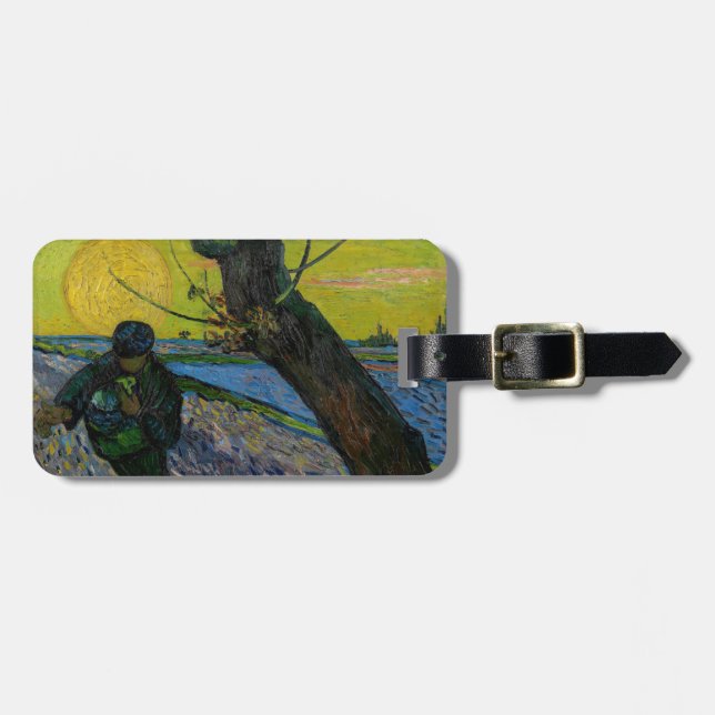 Vincent van Gogh - The Sower Luggage Tag (Front Horizontal)