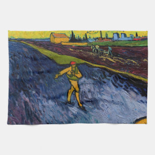 Vincent van Gogh - The Sower: Outskirts of Arles Tea Towel