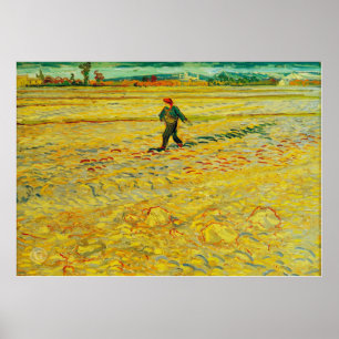 Vincent van Gogh – The Sower Poster