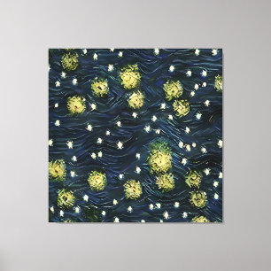 Vincent van Gogh The Starry Night 1889 Style Art Canvas Print