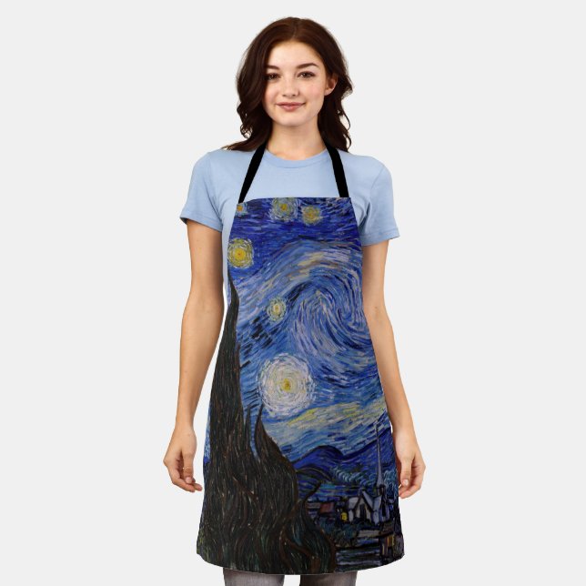 Vincent Van Gogh - The Starry night Apron (Worn)