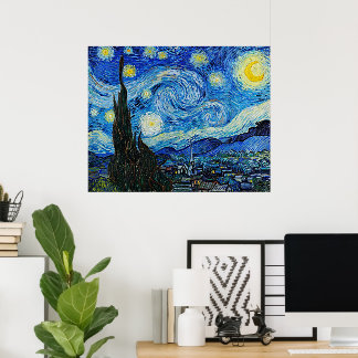 Vincent Van Gogh The Starry Night Art Print Poster