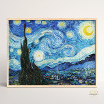 Vincent van Gogh The Starry Night Art Print Retro<br><div class="desc">Vincent van Gogh's masterpiece,  "The Starry Night, " now available as an art print. Bring the timeless beauty of this iconic painting to your home decor and let the stars shine in your space.</div>