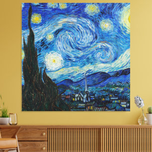 Vincent Van Gogh The Starry Night Canvas Print