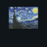 Vincent Van Gogh, The Starry Night Canvas Print<br><div class="desc">Vincent Van Gogh - The Starry Night,  1889.</div>