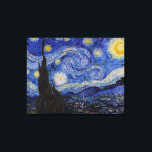 Vincent Van Gogh - The Starry night Canvas Print<br><div class="desc">The Starry Night / La nuit etoilee - Vincent Van Gogh in 1889</div>