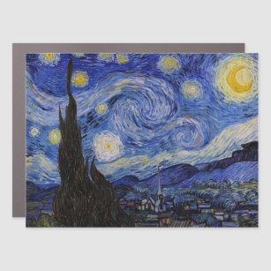 Vincent Van Gogh - The Starry night Car Magnet