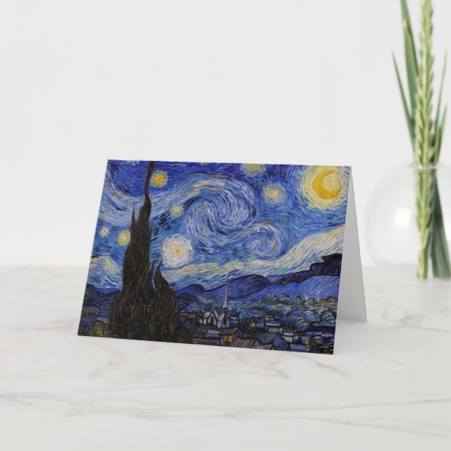 Vincent Van Gogh - The Starry night Card (Front)