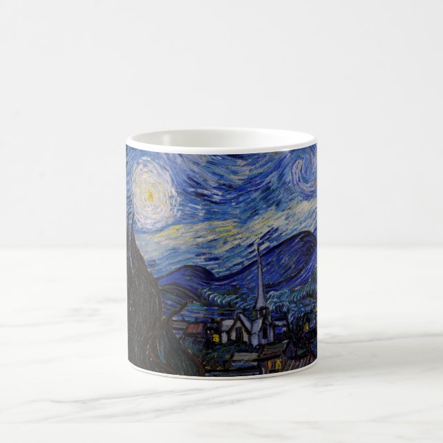 Vincent Van Gogh - The Starry night Coffee Mug (Center)