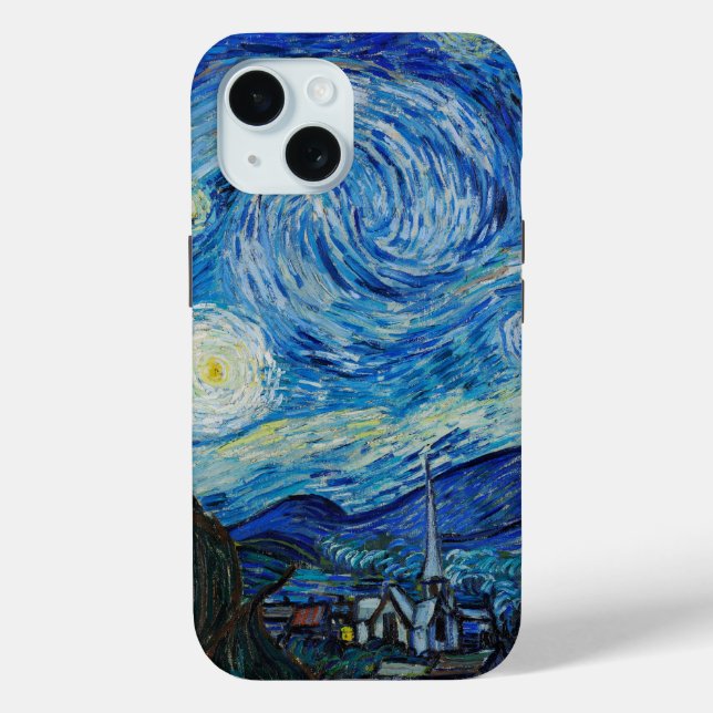 Vincent Van Gogh The Starry Night Fine Art Case-Mate iPhone Case (Back)