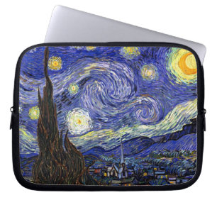 Vincent Van Gogh - The Starry Night Fine Art Laptop Sleeve