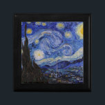 Vincent Van Gogh - The Starry night Gift Box<br><div class="desc">The Starry Night / La nuit etoilee - Vincent Van Gogh in 1889</div>