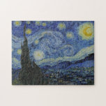 Vincent Van Gogh, The Starry Night Jigsaw Puzzle<br><div class="desc">Vincent Van Gogh - The Starry Night,  1889.</div>