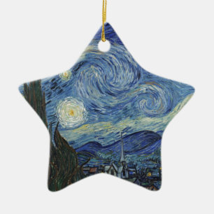 Vincent van Gogh The Starry Night, June 1889 Ceramic Tree Decoration