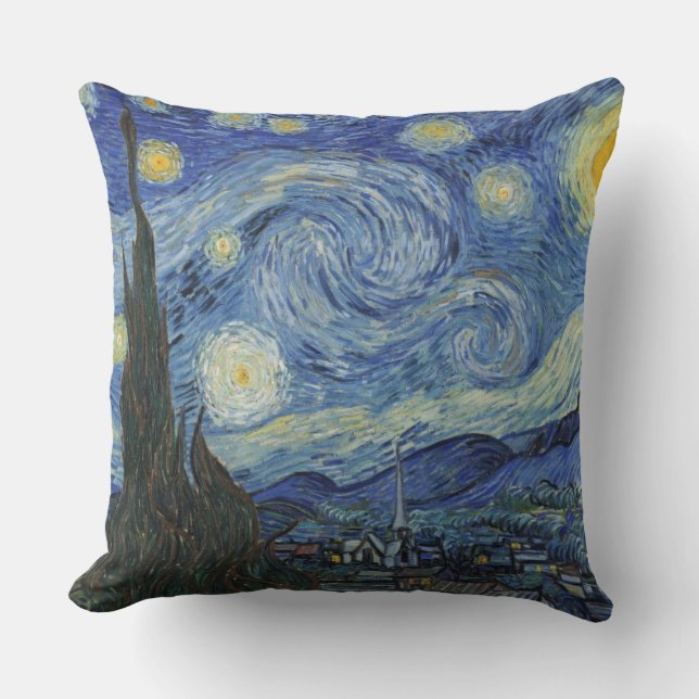 Vincent van Gogh | The Starry Night, June 1889 Cushion (Front)