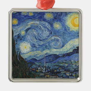 Vincent van Gogh   The Starry Night, June 1889 Metal Tree Decoration