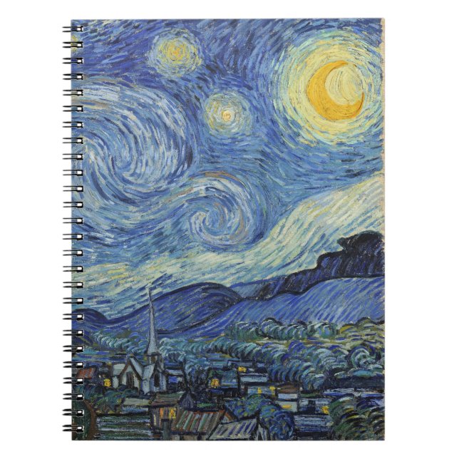 Vincent van Gogh | The Starry Night, June 1889 Notebook (Front)