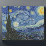 Vincent van Gogh | The Starry Night, June 1889 Plaque<br><div class="desc">The Starry Night,  June 1889 (oil on canvas),  Gogh,  Vincent van (1853-90) / Museum of Modern Art,  New York,  USA / The Bridgeman Art Library | Image Collection Number: XOS702746</div>