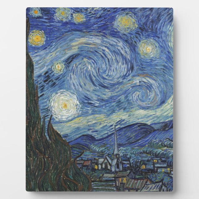 Vincent van Gogh | The Starry Night, June 1889 Plaque (Front)