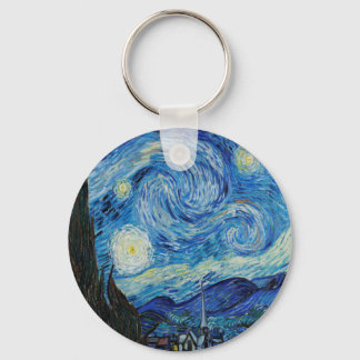 Vincent van Gogh The Starry Night Key Ring