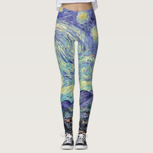 Vincent Van Gogh/ The Starry Night    Leggings