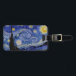 Vincent Van Gogh - The Starry night Luggage Tag<br><div class="desc">The Starry Night / La nuit etoilee - Vincent Van Gogh in 1889</div>