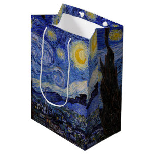 Vincent Van Gogh - The Starry night Medium Gift Bag
