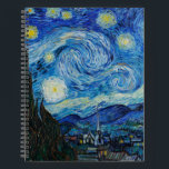 Vincent Van Gogh The Starry Night Notebook<br><div class="desc">Vincent Van Gogh's The Starry Night Detail</div>
