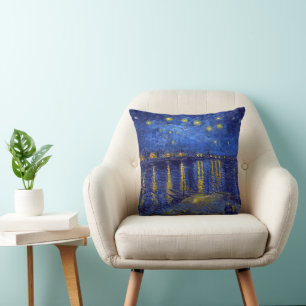 Vincent Van Gogh, The Starry Night painting Cushion