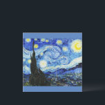 Vincent Van Gogh, The Starry Night painting Holiday Card<br><div class="desc">The Starry Night (Dutch: De sterrennacht) is an oil-on-canvas painting by the Dutch Post-Impressionist painter Vincent van Gogh. Painted in June 1889.</div>