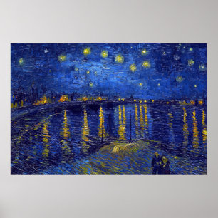 Vincent Van Gogh, The Starry Night painting Poster