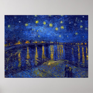 Vincent Van Gogh, The Starry Night painting Poster